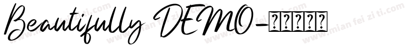 Beautifully DEMO字体转换
